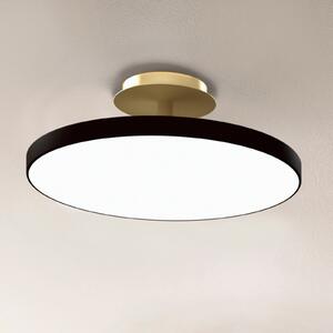 UMAGE LED плафон Asteria UP PLUS, черен, Ø 60 cm, CCT, Затъмняване, Черен, Дневна/трапезария, Метал, Дизайн