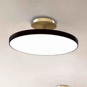 UMAGE LED плафон Asteria UP PLUS, черен, Ø 43 cm, CCT, Затъмняване, Черен, Дневна/трапезария, Метал, Дизайн