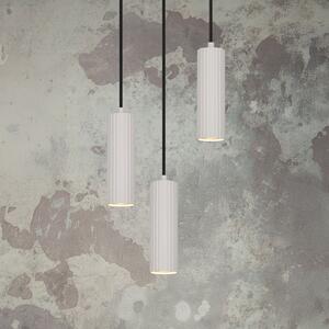 Trio Lighting Висяща лампа Soka, светлосива, Ø 28 cm, метал, 3-светлинна., Затъмняване, Сив, Дневна/трапезария, Метал, Модерен
