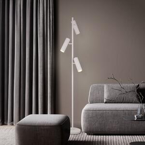 Trio Lighting Стелажна лампа Soka, светлосива, височина 150 cm, метал, 3-степенна., Сив, Дневна/трапезария, Метал, Модерен