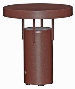 Hübsch HÜBSCH LED акумулаторна настолна лампа BringMe Mini, бордо, 20 cm, Затъмняване, Червен, Метал, Модерен