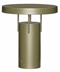 Hübsch HÜBSCH LED акумулаторна настолна лампа BringMe тъмнозелена металик, 28 см, Затъмняване, Зелен, Метал, Модерен