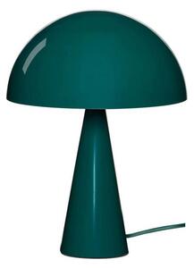 Hübsch HÜBSCH Настолна лампа Mush Mini, тъмнозелена, височина 34 cm, Зелен, спалня, Метал, Модерен