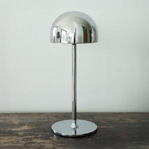 Sirius LED акумулаторна настолна лампа Tim, хромирана, височина 30 cm, IP54, Металик, Дневна/трапезария, Метал, Модерен