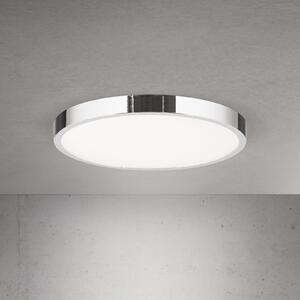 ORION LED плафон Disc, хромиран, Ø 28 cm, CCT, метал, Затъмняване, Металик, Дневна/трапезария, Алуминий, Модерен