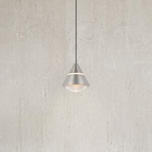 Trio Lighting LED висяща лампа Romeo, Ø 14 cm, никелов цвят, метал, CCT, Металик, Дневна/трапезария, Метал, Модерен