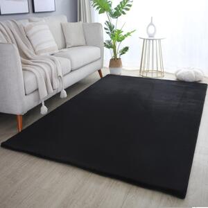 Килим Pouffy V1 черен 80 x 250 см
