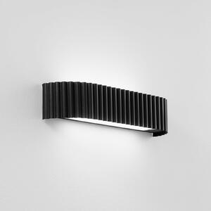 Luce Ambiente Design LED стенна лампа Niike, черна, ширина 40 cm, метал, CCT, Черен, Дневна/трапезария, Метал, Модерен