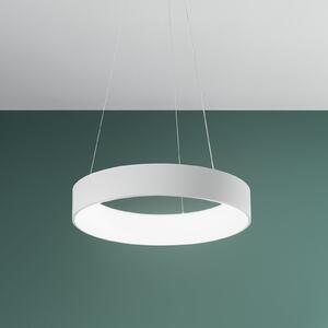 Luce Ambiente Design LED висяща лампа Noah, бяла, Ø 60 cm, метал, CCT, Бял, Дневна/трапезария, Модерен