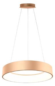 Luce Ambiente Design LED висяща лампа Noah, златист цвят, Ø 60 cm, метал, CCT, Злато / месинг, Дневна/трапезария, Модерен