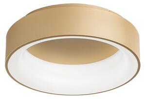 Luce Ambiente Design LED таванска лампа Noah, златист цвят, Ø 60 cm, метал, CCT, Злато / месинг, Дневна/трапезария, Модерен