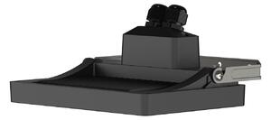 Theben LED прожектор за външни стени theLeda B30 dual, черен, IP65, Черен, Метал, Стенни прожектори