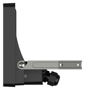 Theben LED прожектор за външни стени B50 dual, черен, IP65, Черен, Метал, Стенни прожектори
