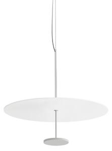 Linea Light LED висяща лампа Stilo_P, бяла, Ø 55 cm, IP40, Затъмняване, Бял, Дневна/трапезария, Алуминий, Модерен