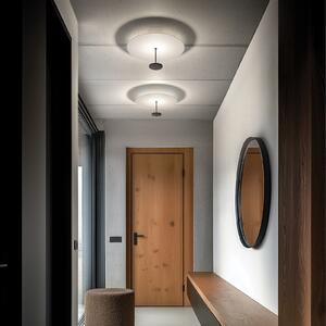 Linea Light LED таванска лампа Stilo_S, черна, Ø 35 cm, Затъмняване, Черен, Дневна/трапезария, Алуминий, Модерен
