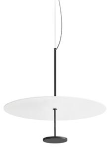 Linea Light LED висяща лампа Stilo_P, черна, Ø 55 cm, IP40, Затъмняване, Черен, Дневна/трапезария, Алуминий, Модерен