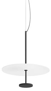 Linea Light LED висяща лампа Stilo_P, черна, Ø 35 cm, IP40, Затъмняване, Черен, Дневна/трапезария, Алуминий, Модерен