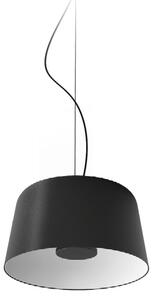 Linea Light LED висяща лампа Delfi_P, черна, Ø 35 cm, метал, Затъмняване, Черен, Дневна/трапезария, Алуминий, Модерен