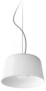 Linea Light LED висяща лампа Delfi_P, бяла, Ø 35 cm, метал, Затъмняване, Бял, Дневна/трапезария, Алуминий, Модерен