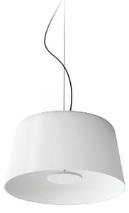 Linea Light LED висяща лампа Delfi_P, бяла, Ø 45 cm, метал, Затъмняване, Бял, Дневна/трапезария, Алуминий, Модерен