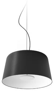 Linea Light LED висяща лампа Delfi_P, черна, Ø 45 cm, метал, Затъмняване, Черен, Дневна/трапезария, Алуминий, Модерен