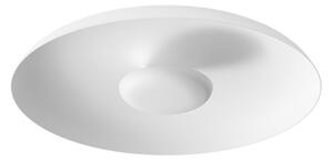 Linea Light LED таванска лампа Basin_P, бяла, метал, Ø 48 cm, Затъмняване, Бял, Дневна/трапезария, Алуминий, Модерен
