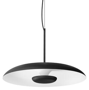 Linea Light LED висяща лампа Basin_P, черна, метал, Ø 49 cm, IP40, Затъмняване, Черен, Дневна/трапезария, Алуминий, Модерен