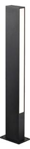 Viokef LED лампа за основа Lir, височина 60 cm, тъмно сив метал, 2-крилна., Черен, Алуминий, Модерен