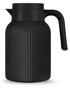 Черен термос от неръждаема стомана 1,5 l Trine – Sagaform