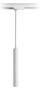 Deko-Light LED-Pendel Slim 1-фазна релса, бяла, алуминий, 5W, 2700 K, Затъмняване, Бял, Дневна/трапезария, Алуминий, Модерен