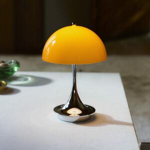 Louis Poulsen Panthella 160 Portable Original, опалово-оранжев, Затъмняване, Оранжев, Дневна/трапезария, Пластмаса, Дизайн