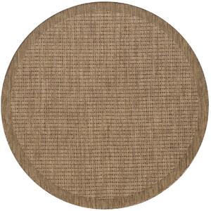 Кръгъл килим Giza Brown 120x120 cm
