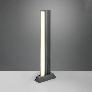 Trio Lighting LED осветление за пътеки MARIZA, височина 100 cm, антрацит, метал, IP65, Черен, Алуминий, Модерен