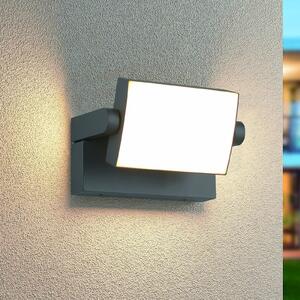 Trio Lighting LED външна стенна лампа KANSAS, антрацит, ширина 20 cm, IP54, Черен, Алуминий, Модерен