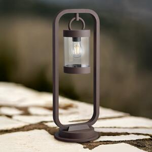 Trio Lighting Осветление за пътеки SAMBESI, ръждиво, височина 60 cm, метал, IP44, Затъмняване, Кафяв / ръждив, Алуминий, Модерен