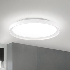 ORION LED таванска лампа GAMMA, Ø 40 cm, бяла, дистанционно управление, CCT dim, Затъмняване, Бял, Дневна/трапезария, Метал, Модерен