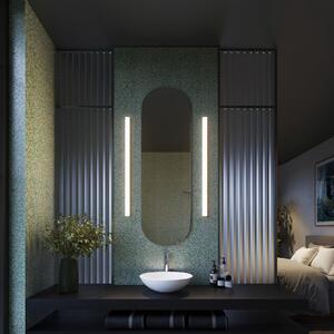 Wever & Ducré Lighting WEVER DUCRÉ LED стенна лампа Mirba 3.0 черно/бяло 91 cm IP44, Бял, Баня, Пластмаса