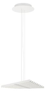 Vibia LED висяща лампа RHYTHM, бяла, 47 x 45 cm, 927 димируема, Затъмняване, Бял, Дневна/трапезария, Метал, Дизайн