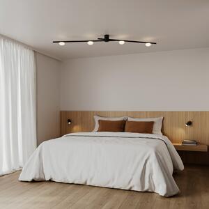 Wever & Ducré Lighting WEVER DUCRÉ LED таванска лампа Perlez Spin 1.0 черна 927, Затъмняване, Черен, Дневна/трапезария, Алуминий, Модерен