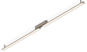 Vibia LED стенна лампа SPA, дължина 253 cm, бежова, IP44 2700 K, Затъмняване, Бежов, Баня, Алуминий, Модерен