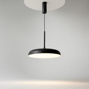 Maytoni LED висяща лампа Gerhard, Ø 40 cm, черна, метал, Черен, Дневна/трапезария, Метал, Модерен