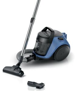 Прахосмукачка Bosch BGC05LBU2, без торба, 700W, 1.5 л. капацитет на контейнера, енергиен клас A, PureAir филтър, червена