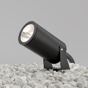 Maytoni LED прожектор за забиване в земята Bern, графит, Ø 13 cm, IP65, Сив, Алуминий