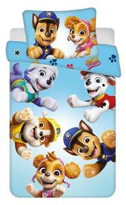 Памучно детско спално бельо за детско креватче 100x135 cm Paw Patrol – Jerry Fabrics