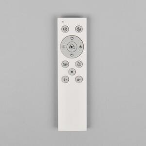 Reality Leuchten LED таванска лампа Vono, черна/прозрачна, Ø 40 cm, CCT, RGB дистанционно, Затъмняване, Черен, Дневна/трапезария, Метал
