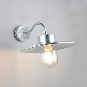 Trio Lighting Външна лампа Tana, цинков цвят, изпъкване 41 cm метал IP44, Затъмняване, Металик, Метал