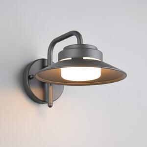 Trio Lighting Външна лампа Atrato, антрацит, Ø 20 cm, метал, Затъмняване, Черен, Алуминий