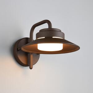 Trio Lighting Външна лампа Atrato, ръждиво, Ø 20 cm, метал, Затъмняване, Кафяв / ръждив, Алуминий