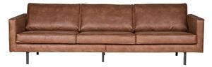 Кафяв диван от изкуствена кожа 277 cm Rodeo – WOOOD
