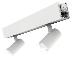 The Light Group SLC LED-Spot Click, бял, 2-пламъчен, дължина 56 cm, CCT, DALI, Затъмняване, Бял, Дневна/трапезария, Алуминий, Модерен